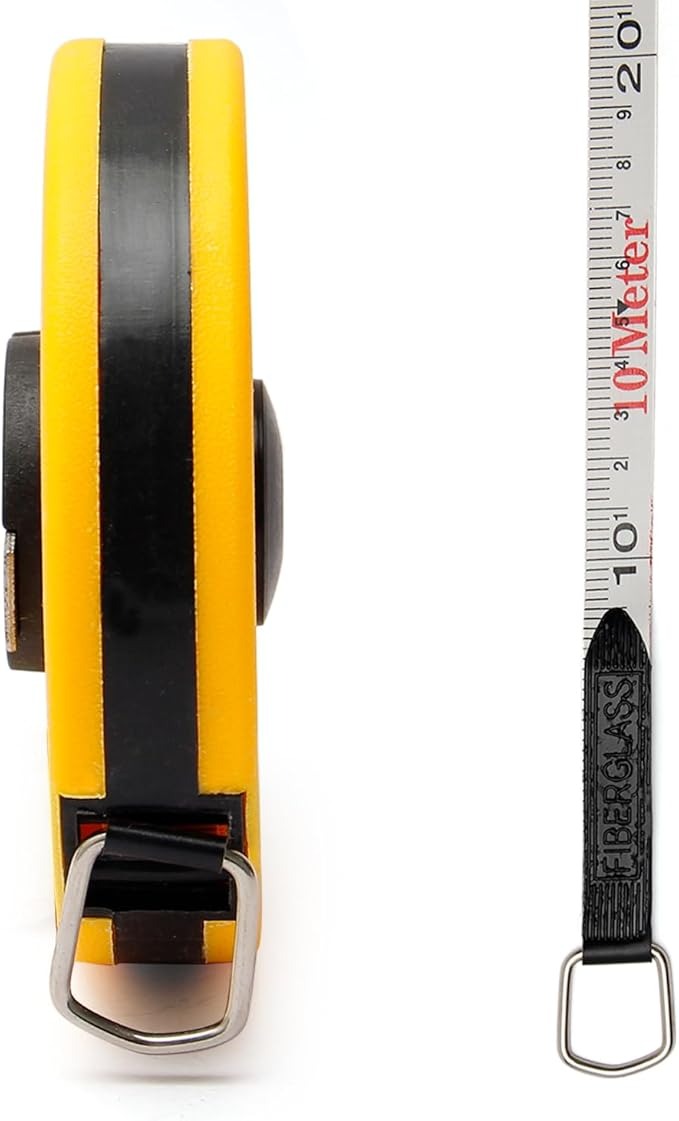 10M Double?Side Metric Fiberglass Measuring Tape Reel | Durable Roll Measuring Tool 1pc - Image 2