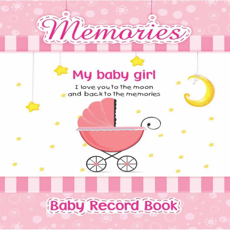 Baby Girl Record Books - Memory Book for Girl - My First Picture Book (Pink) - Image 2