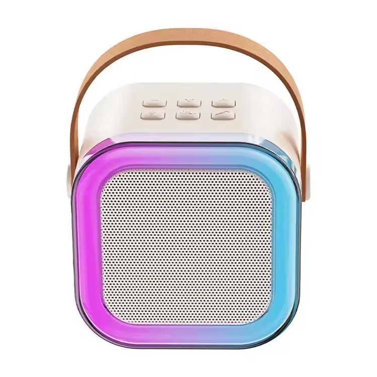 K12 Portable Bluetooth Speaker with Wireless Mic | RGB LED Lights - Image 3