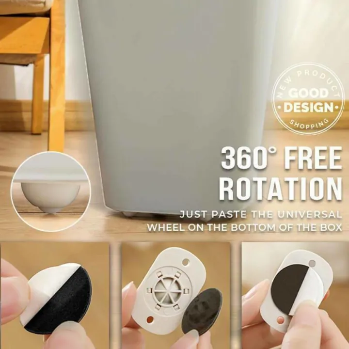 Pulley Wheel Pack Of 4 Pcs Card Packing Smooth Rotation Easy Use Compact Design Reliable Utility - Image 2