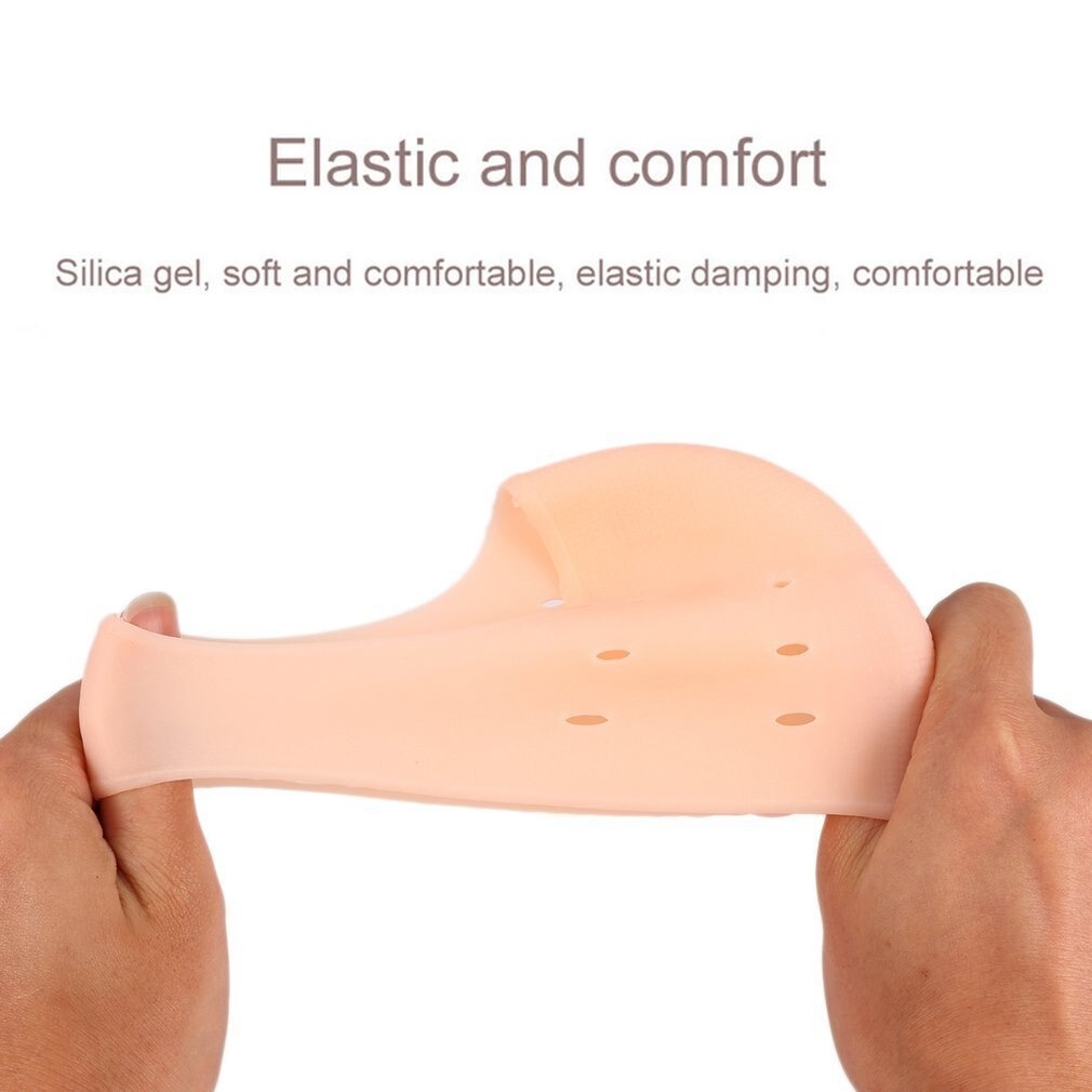 Half Heel Pain Anti-Crack Silicone Set Unisex Anti-Crack Pain Relief - 01 Pair - Image 4