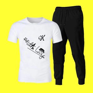 High Quality New Fashion Style Sports Jogging Tracksuit for Men Comfortable Athletic Wear, Trendy Casual Gym Outfit