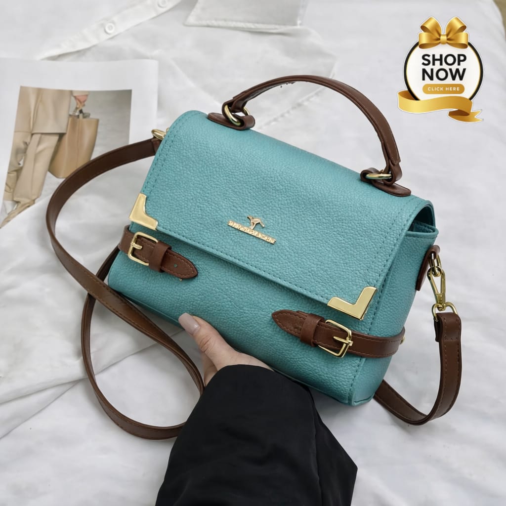 The Mono Carry Crossbody Bag Stylish Leatherette Design With Adjustable Strap - Image 2
