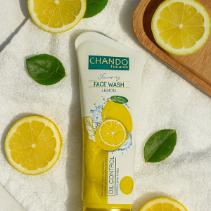 Chando Natural Foaming Face Wash Lemon Oil Control & Refreshing Cleanser for All Skin Types (100g)