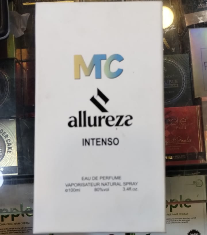 MTC Allureza Intenso Perfume Premium Quality Elegant Fragrance Long Lasting - 100ML - Image 4