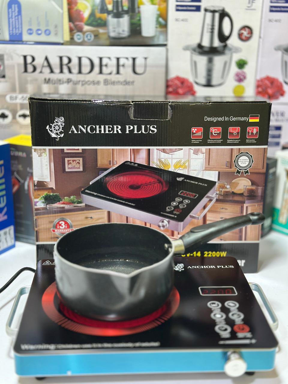 Ancher Plus 2200 Watt Hotplate High-Power Electric Cooking Solution - Image 5