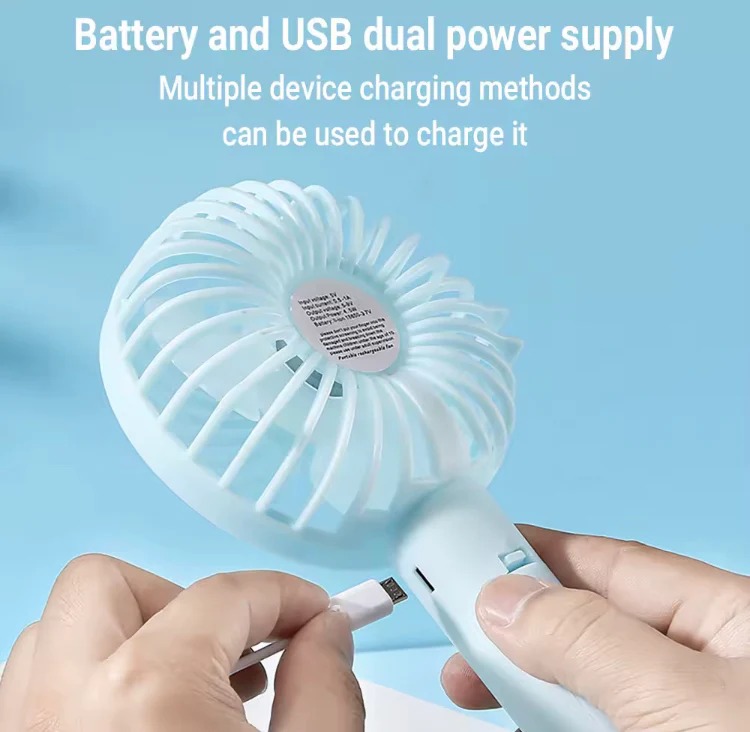 Eternal Classic Portable USB Mini Fan Air Cooler Rechargeable Handheld Bladeless Fan | Multiple Colours - Image 4