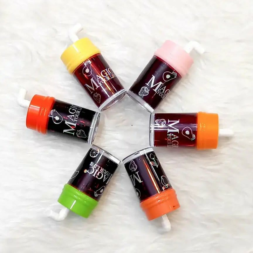 Magic Lip Tint Color-Changing, Hydrating & Long-Lasting Lip Care for Soft, Radiant Lips(Pack of 6)