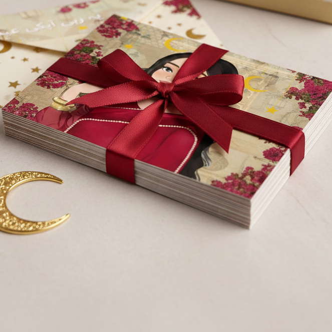 Eidi Card Pack of 9 Festive Money & Gift Giving Cards for Eid - Image 4