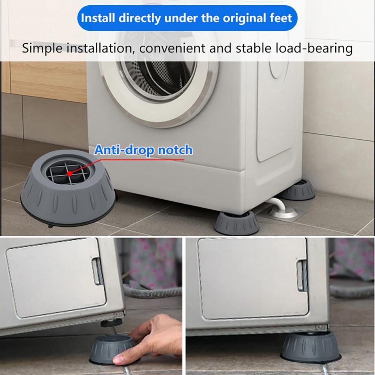 4Pcs Universal Anti?Vibration Feet Pads - Image 4