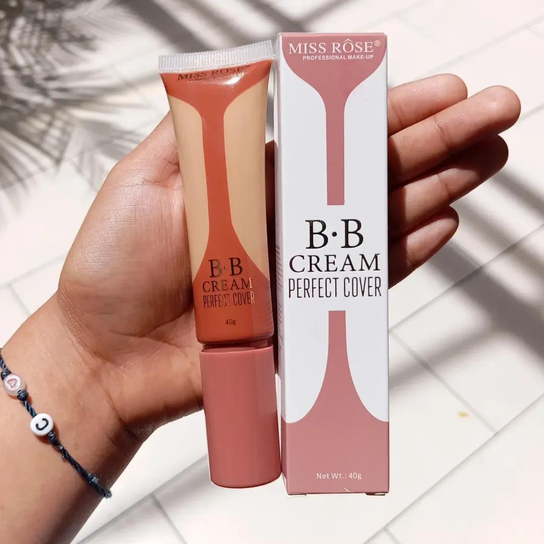 Miss Rose BB Cream Perfect Cover High Coverage, Flawless Finish & Long-Lasting Foundation - Image 3