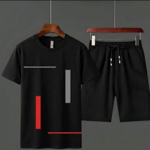 HY Boutique Men's Summer shirt & Shorts Tracksuit Set  Lightweight & Comfortable Casual Wear