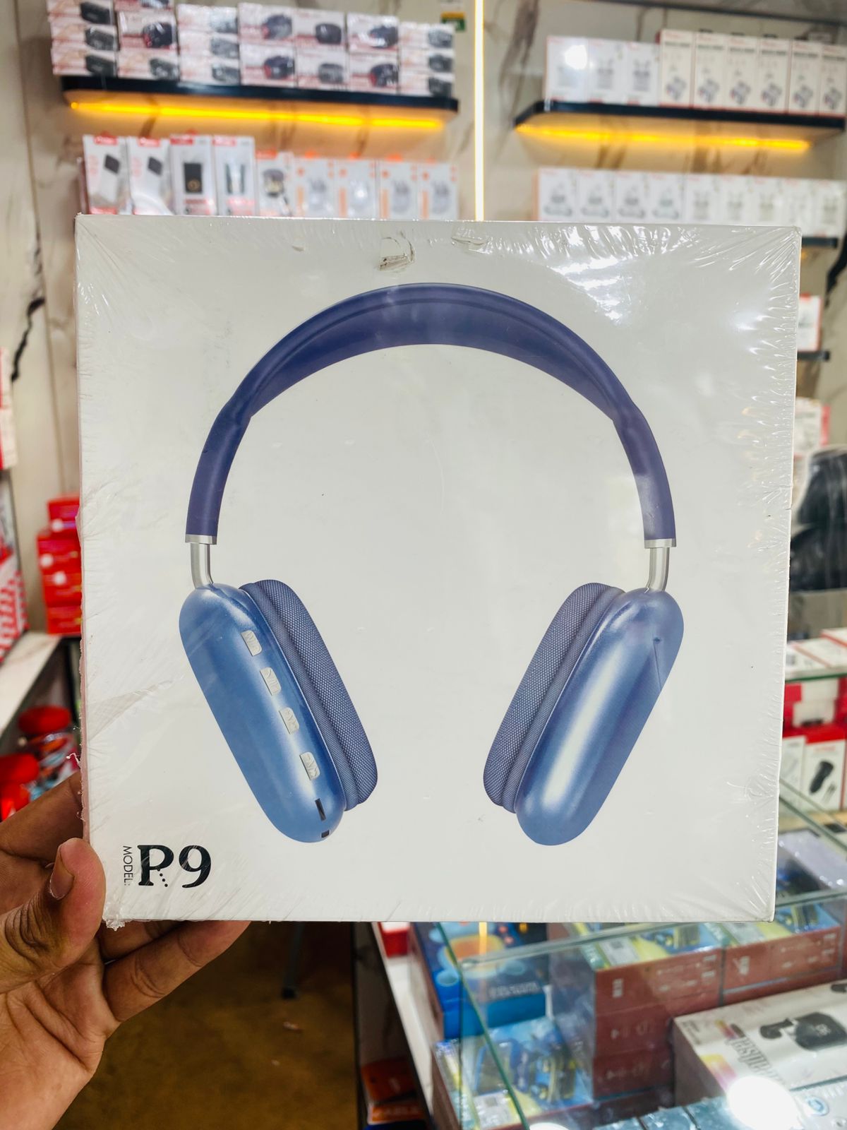 P9 Wireless Bluetooth Headphones Fidelity Stereo Sound with Foldable Design, Soft Cushion Comfort, and Multi-Mode Playback ( Mix Color) - Image 4