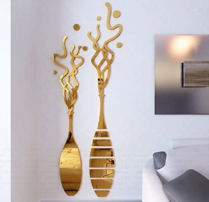 EVENTO 3D Acrylic Mirror Wall Decorations