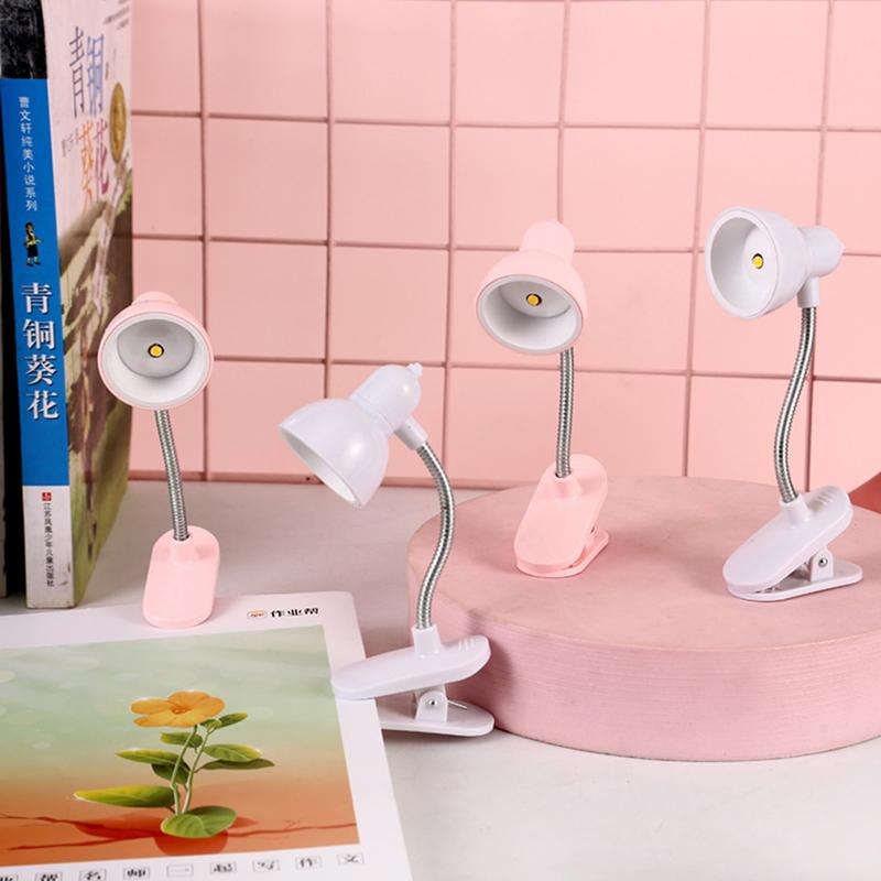 Mini LED Clamp Lamp Portable USB-Powered Desk Light with Adjustable Flexible Neck, Strong Clamp Base, Eye-Friendly Flicker-Free Lighting for Home, Office, Bedside & Travel ( Random Color) - Image 3