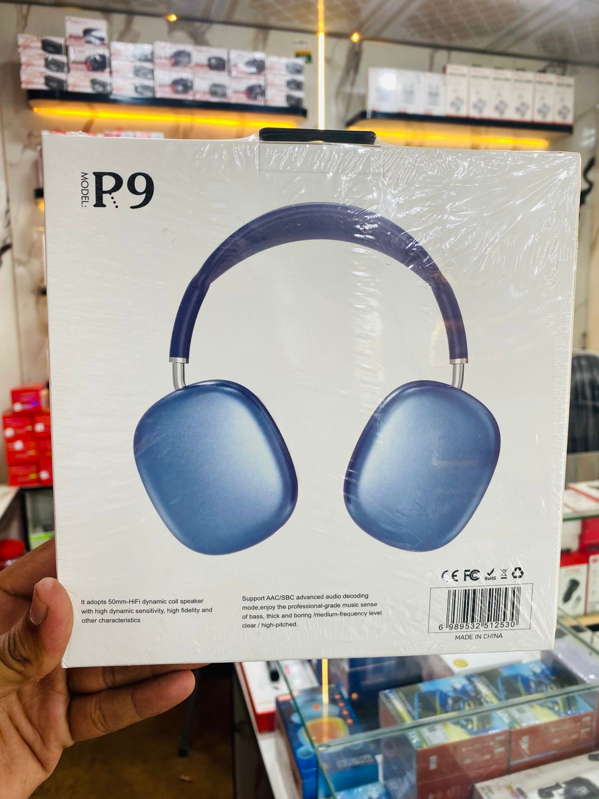 P9 Wireless Bluetooth Headphones Fidelity Stereo Sound with Foldable Design, Soft Cushion Comfort, and Multi-Mode Playback ( Mix Color) - Image 5