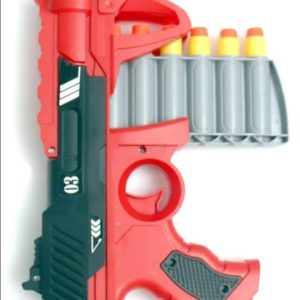 Nerf Gun 288-03 Soft Bullets Dart Blaster  Original Imported Multicolor Toy Gun for Kids (Random Color)
