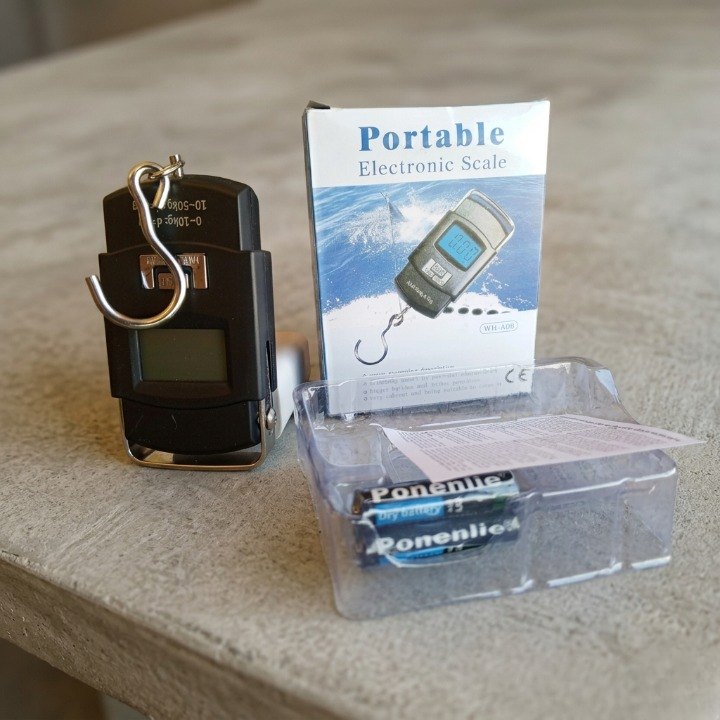 WH-A08 Portable Electronic Scale 50kg Digital Hanging Luggage Scale - Image 3