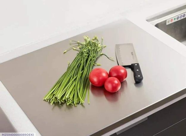 Stainless Steel Cutting Board 30x38cm Heavy Duty Kitchen Chopping and Kneading Board