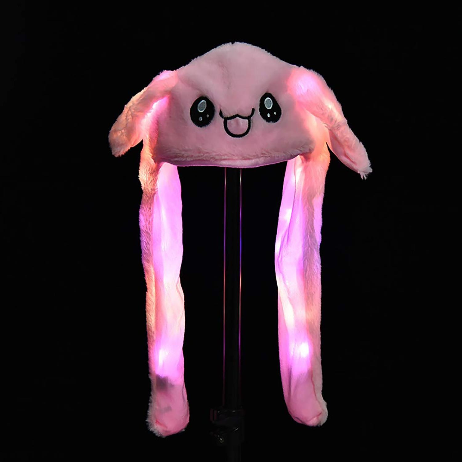 Bunny Caps: Winter Plush Ear Muffs & Ear Warmers with LED Lights (Random Colour) - Image 4