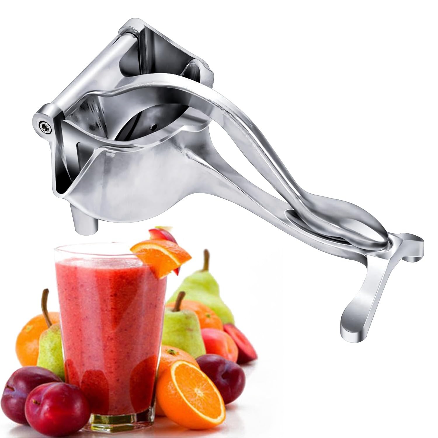 Stainless Steel Lemon Orange Clip Handheld Fruit Juicer | Durable Manual Portable Juicer | Kitchen & Baby Fruit Squeezer - Image 2