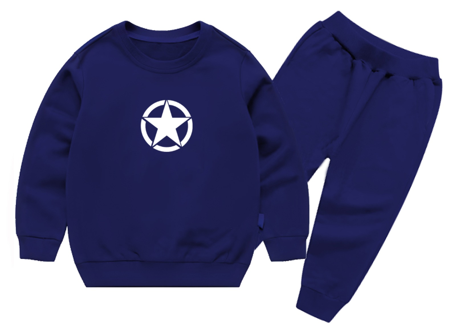 Star Printed Sweatshirt & Pajama Trouser Tracksuit for Kids | FOR BABY AND KIDS - Image 4