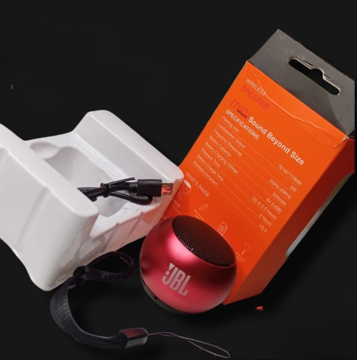 JBL Mini Portable Wireless Bluetooth Speaker - Hassify Heavy Bass, High Sound Quality, Rechargeable, FM/TF Card Support Best for Outdoor & Travel ( Random Color ) - Image 5