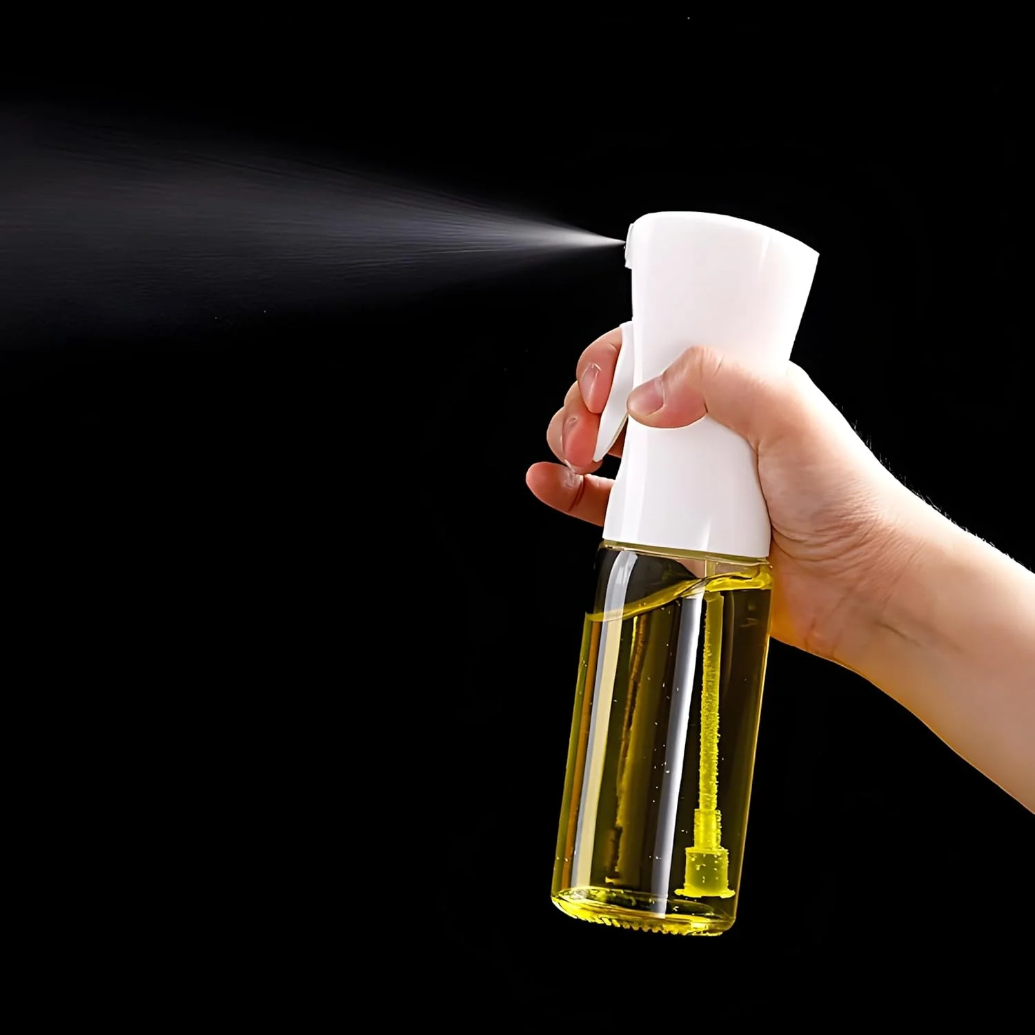 Edible Oil Spray Bottle | 220ml Glass Bottle | With Brush | Refillable - Image 2