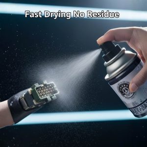 THREE GUYS Electronic Contact Cleaner Spray 450ml  Fast Drying Formula for Switches, Circuit Boards, Sensors & Electronics | German Engineered
