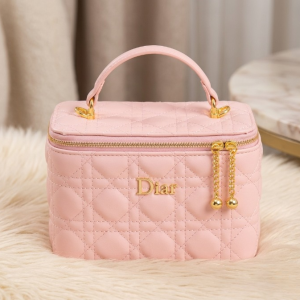 Imported Synthetic Leather Beauty Bag Stylish Cosmetic Organizer for Travel & Daily Use | Without Box