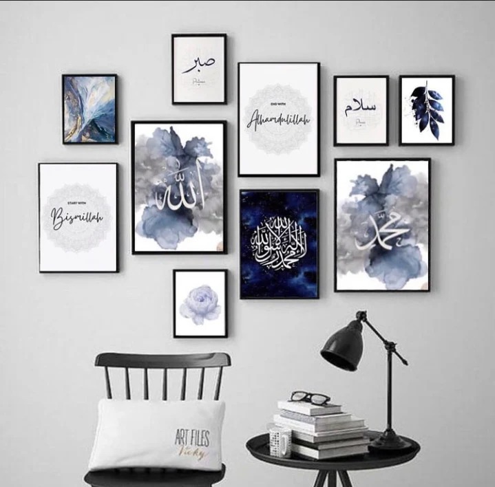 Wooden Photo Frame Set 10 Pcs, Assorted Sizes for Wall & Table Décor - Image 3
