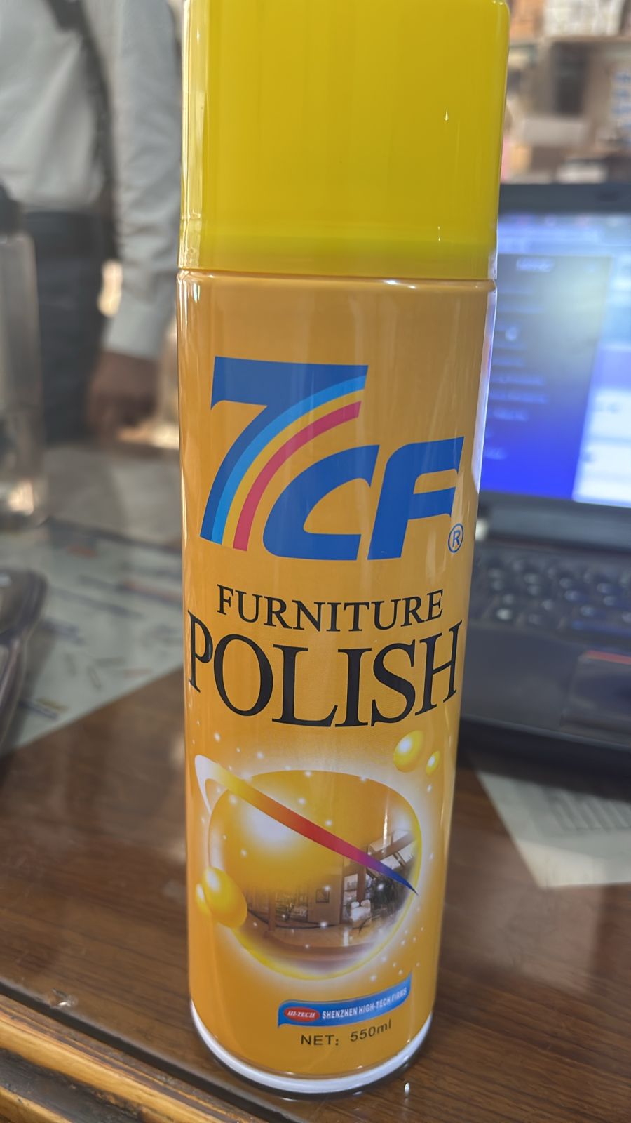 7CF Furniture Polish 550ml - Image 5