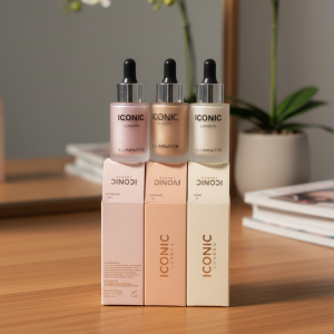 Iconic London Illuminator Highlighter Drops Ultra Glow Liquid Highlighter For Radiant, Luminous Skin Finish