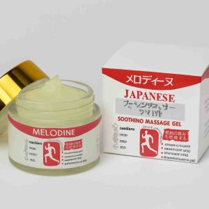 MELODINE Japanese Soothing Massage Gel  Muscle & Joint Pain Relief Cream for Shoulder, Neck, Back & Knee  Fast-Absorbing Herbal Formula (50g)