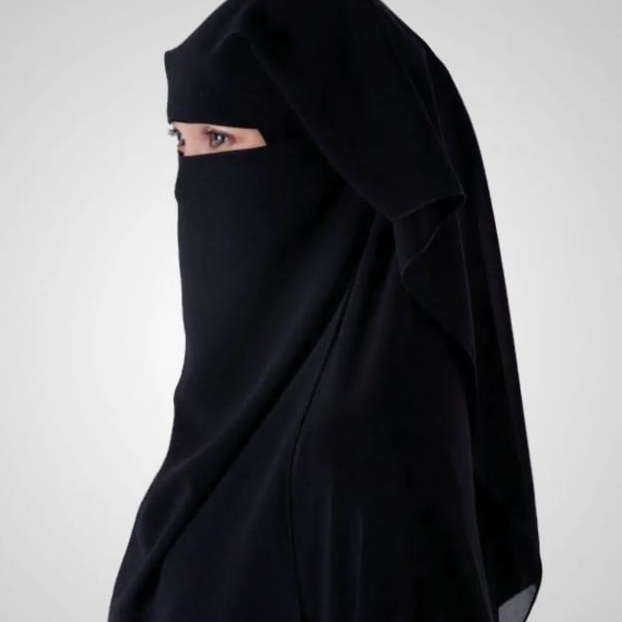 Triple Layer Niqab Full Coverage Breathable Face Veil for Women - Image 3