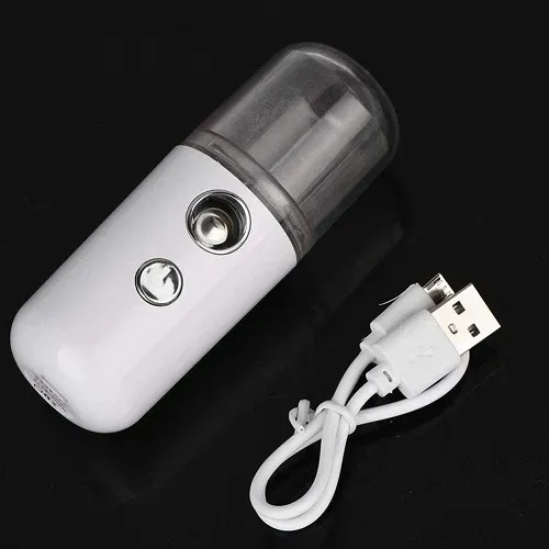 Portable Nano Facial Mist Sprayer Hydrating Ionic Facial Steamer for Instant Skin Moisture, Glow & Refreshing Mist | USB Rechargeable - Image 3