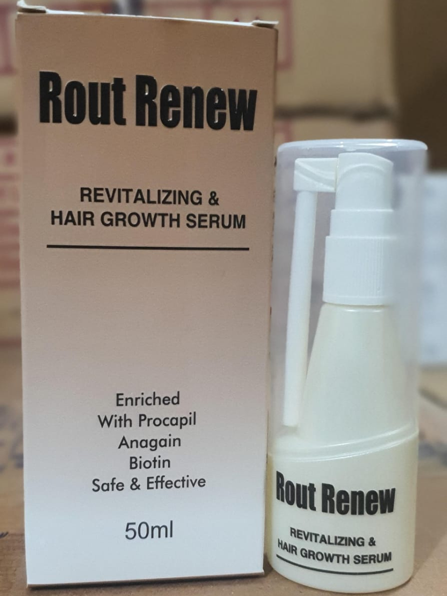 Rout Renew Revitalizing And Hair Growth Serum Nourishes - 50mlScalp Strengthens Roots Promotes Growth Smooth Texture Provides Healthy And Shiny Hair - - Image 4