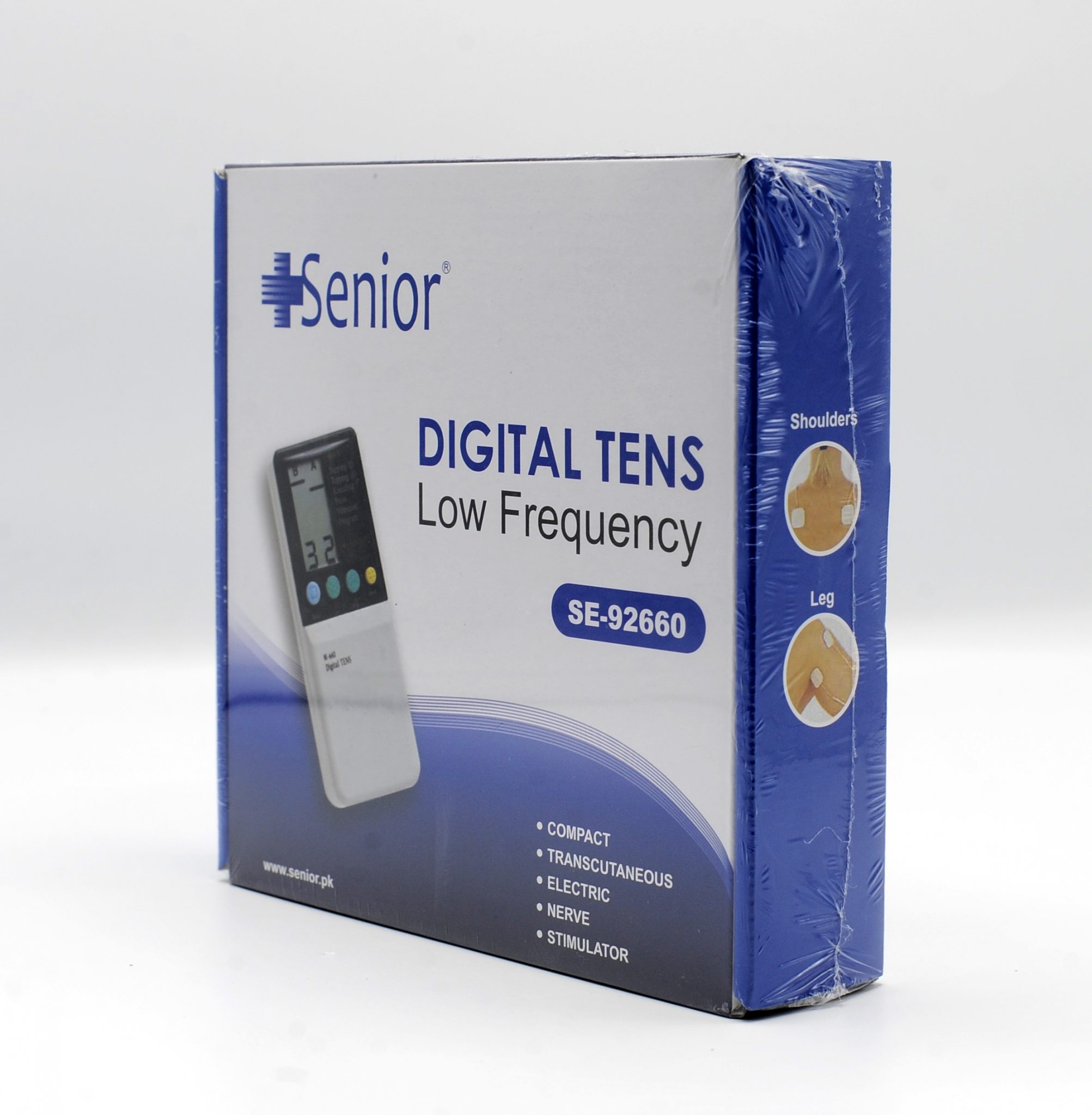 Senior Digital TENS Machine SE?92660 | Dual Channel | LCD Display | 6 Modes | Portable Pain Relief