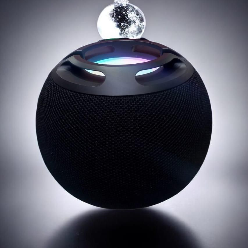 K Board Bluetooth Rechargeable Waterproof Speaker With LED Light Floating Design Powerful Bass And Clear Audio
