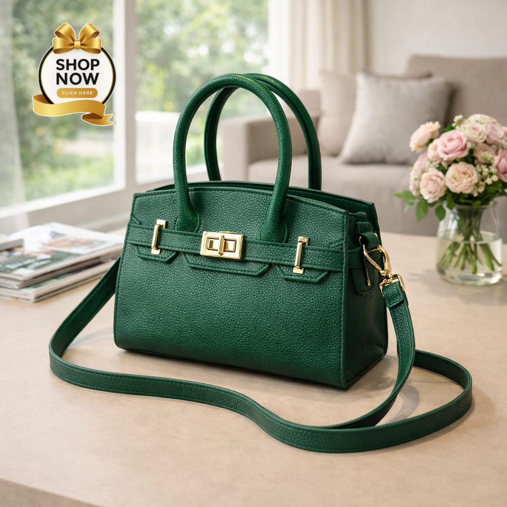 Stylish Shoulder Bag For Girls Premium Fashion Handbag With Belt Elegant Design