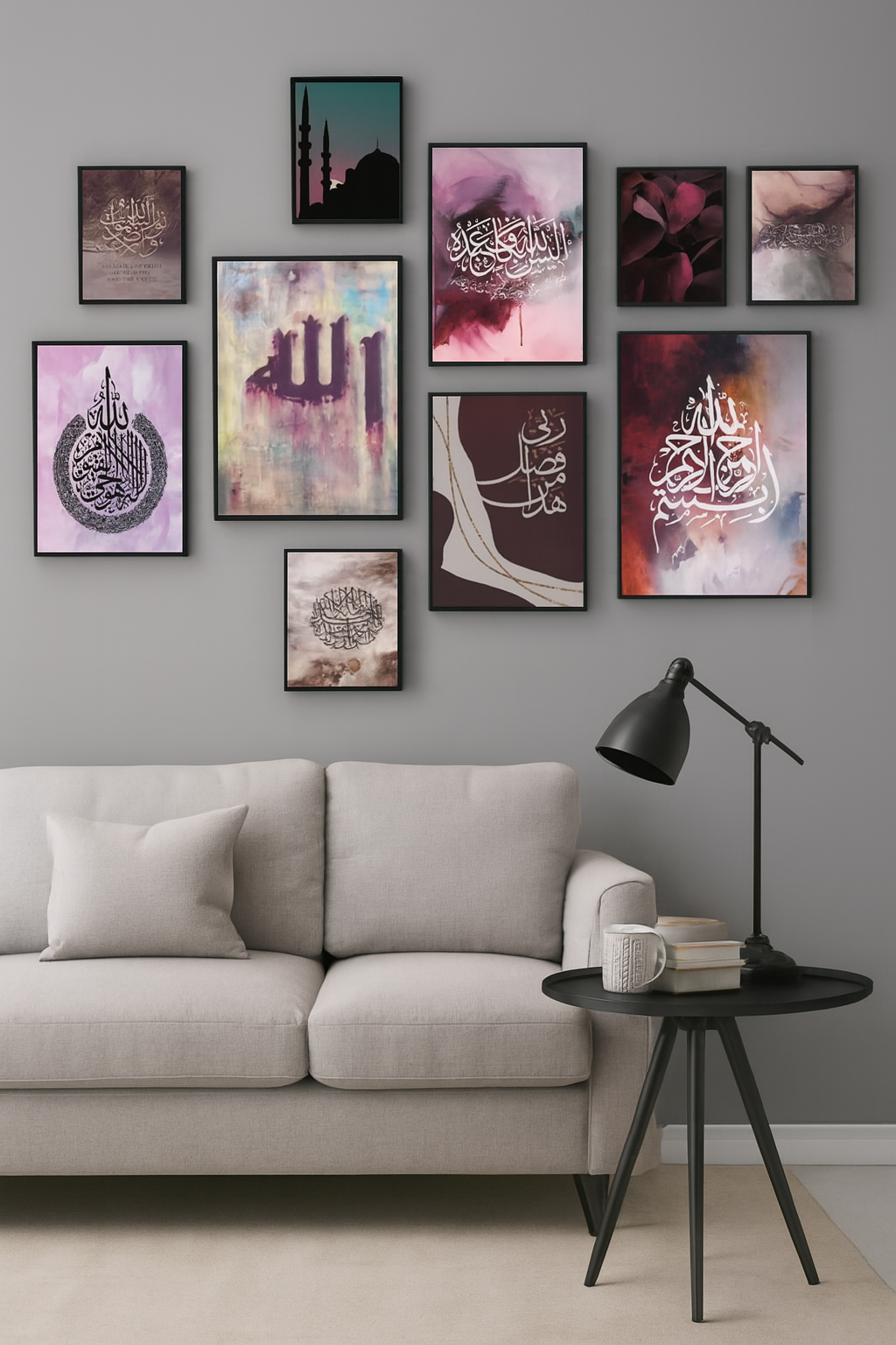 Wooden Photo Frame Set 10 Pcs Assorted Sizes, Wall & Table Décor - Image 2