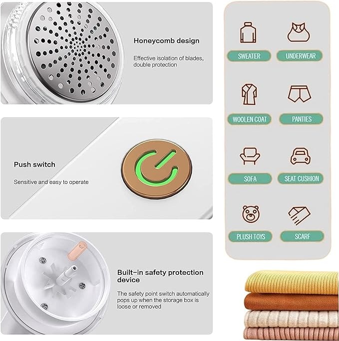 Electric Lint Remover for Clothing - Image 2