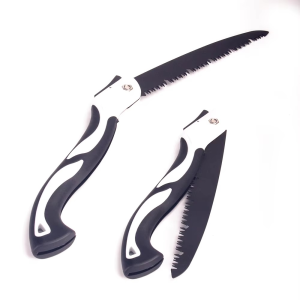 Foldable Saw Camping Tool Folding Hand Pruning Saw with Blades - Folding Saw Efficient Chip Removal Lock Design Pocket Pruning Saw for Bone Trees Wood Trimming Cutting ( Random Color )