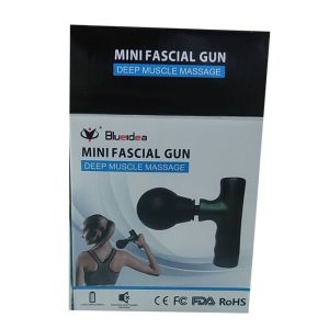 Black Mini Facial Gun Â Portable Deep Muscle & Face Massager for Gym and Home Use