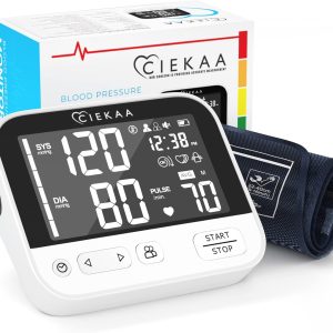 CIEKAA Blood Pressure Monitor | Automatic Digital BP Machine | Home Use with Cuff 2242 cm & Memory