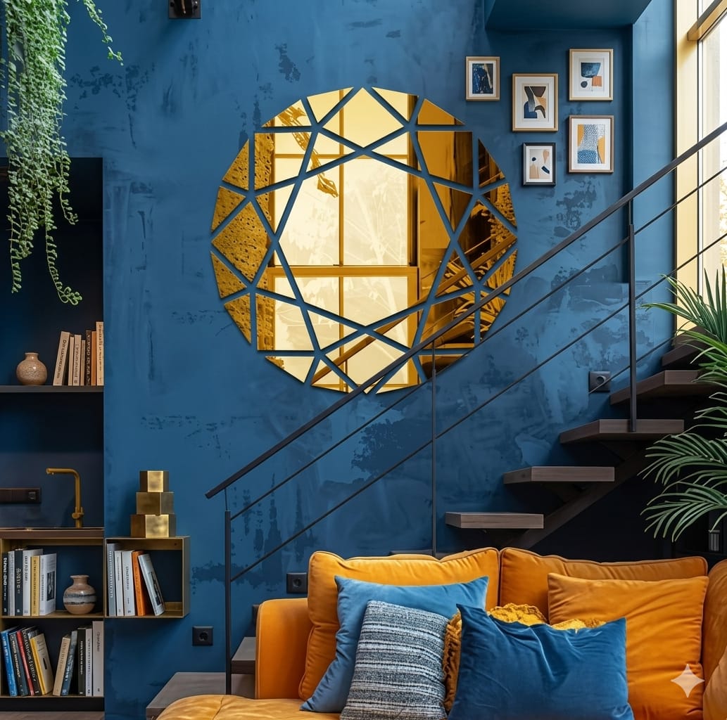Acrylic Mirror Circle Wall Decorations