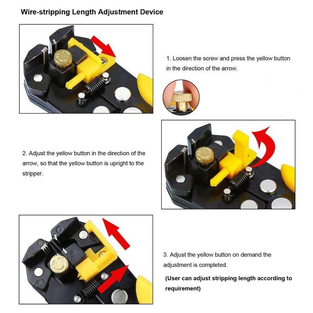 Chrome Vanadium Wire Cutter Pliers Heavy Duty Terminal Cutting Tool (Random Color) - Image 2