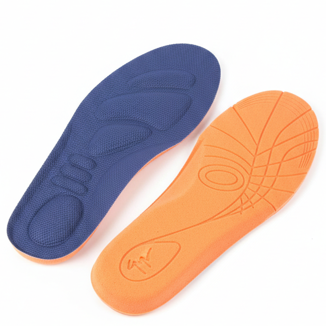 Plantar Fasciitis Memory Foam Orthotic Insoles with Arch Support Shock Absorbing Shoe Inserts for Men & Women (Random Color)