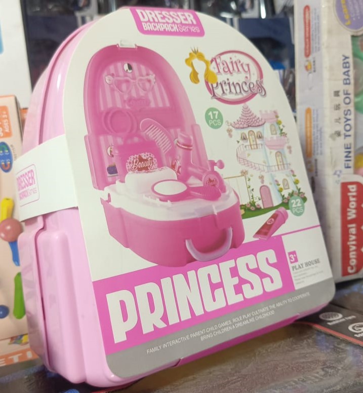 Backpack Makeup Toy Set For Girls Spark Creativity With Safe And Fun Pretend Play Supplies - Image 4