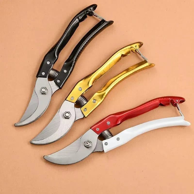High Carbon Steel Pruning Shears Cutter Stainless Steel Gardening Scissor for Plant & Branch Cutting - Image 4